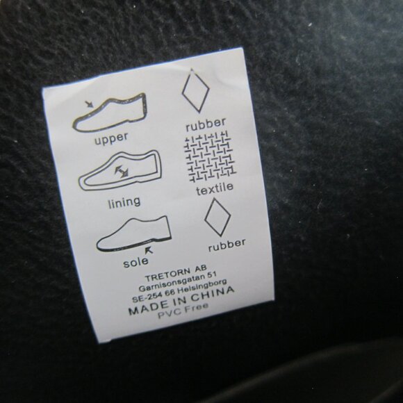 Tretorn women's knee high zip up rain boots - Picture 7 of 8